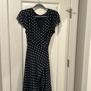Short sleeve wrap dress size large